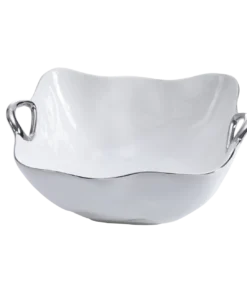 Pampa Bay SERVING HANDLE BOWL SILVER TRIM