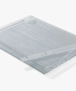 Apeloig Collection JUDAICA ENGRAVED SOLID ACRYLIC CHALLAH BOARDS