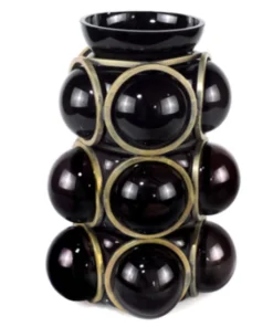 Vanessa Mitrani Creations GEOMETRIC VASE BLACK