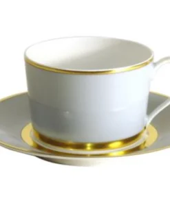 Royal Limoges/Bia Cordon Bleu THE TABLE RECAMIER GREY & GOLD | ROYAL LIMOGES