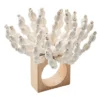 Kim Seybert REED NAPKIN RING WHITE