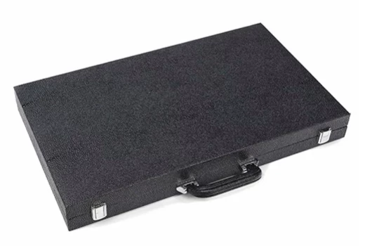 Brouk & Co GAMES & GADGETS BACKGAMMON SET |ONYX BLACK