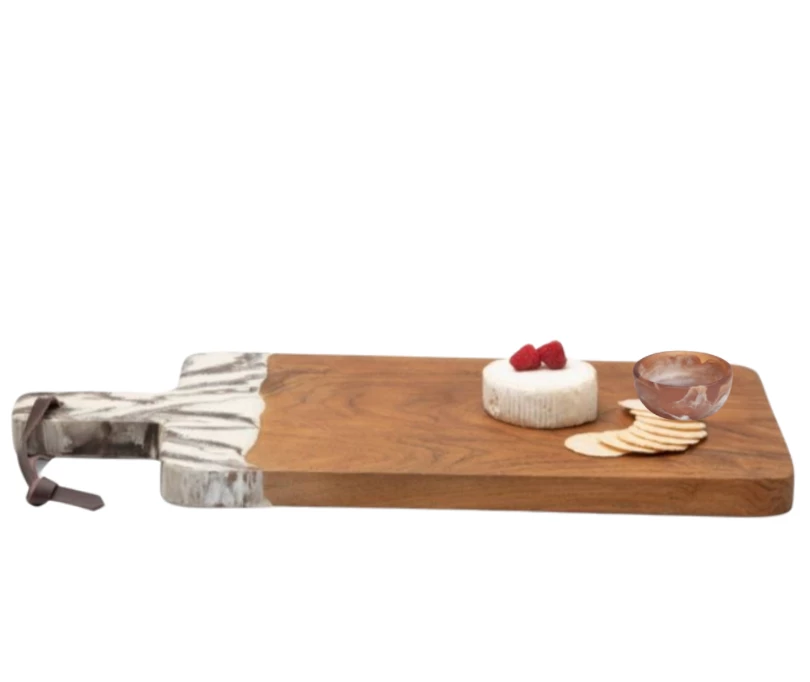 Blue Pheasant SERVING AUSTIN SWIRLED CHEESEBOARD | BROWN | LARGE