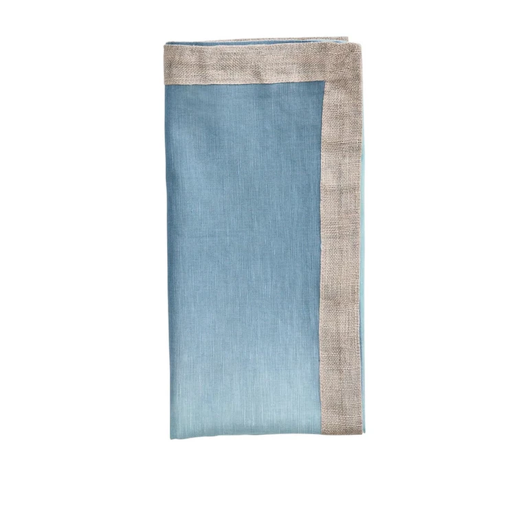 Kim Seybert DIP DYE NAPKIN SKY BLUE