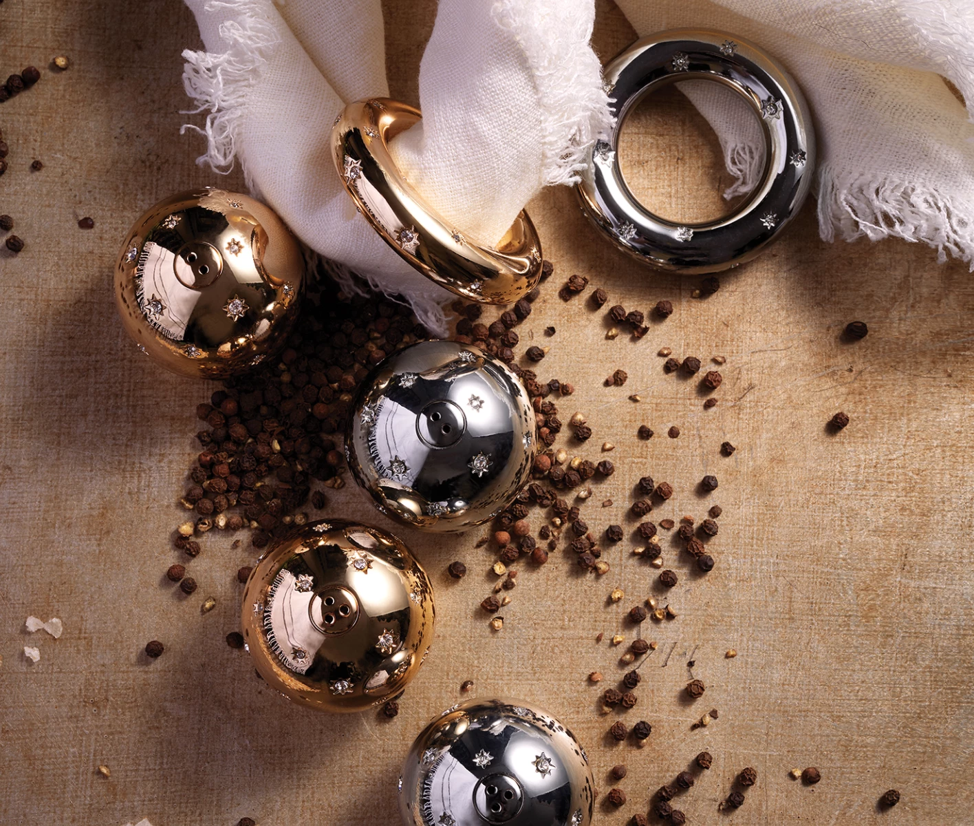 STARS NAPKIN JEWELS | SET OF 4 | L'OBJET THE TABLE