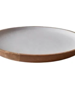 Be Home SERVING MANGO & ENAMEL WOOD PLATTER