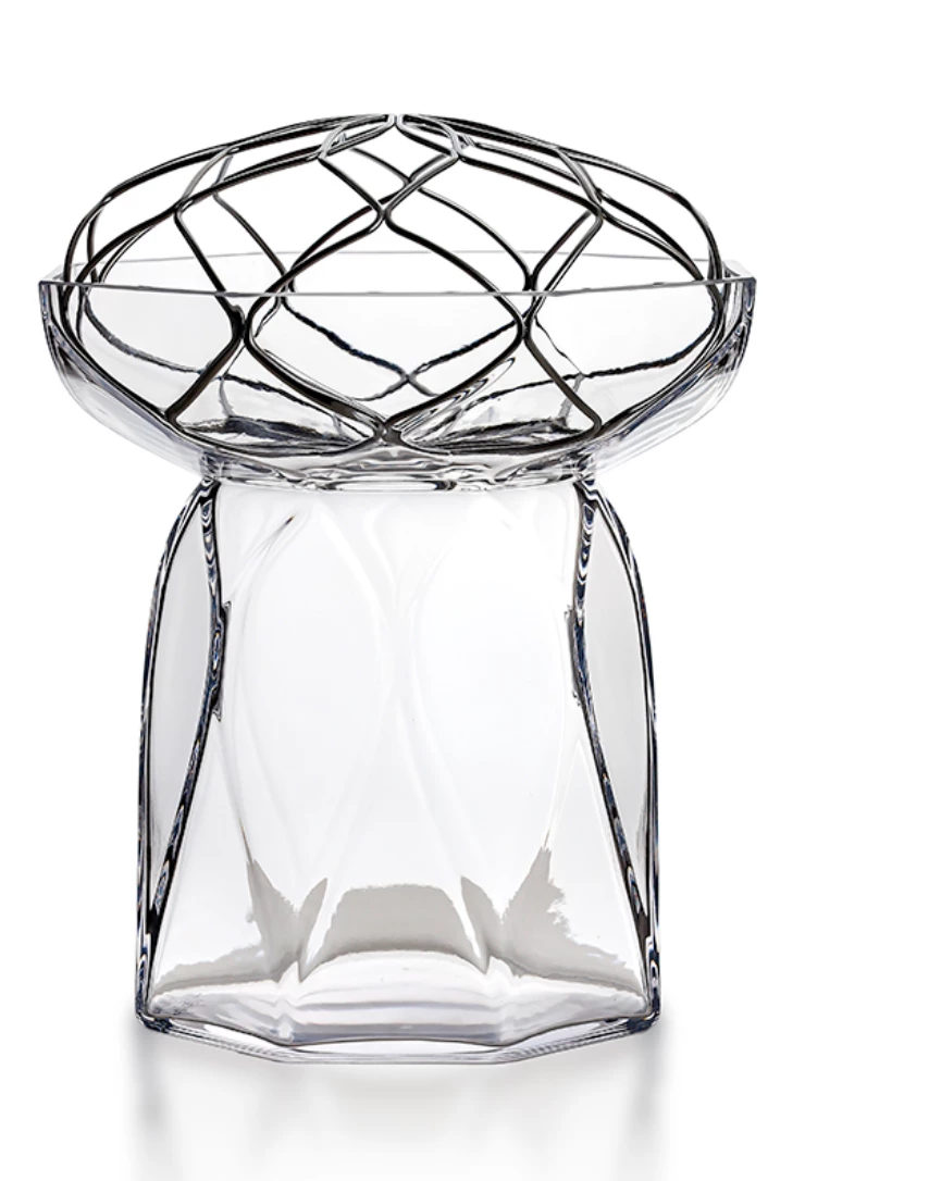 Orrefors Kosta Boda THE HOME BLOOM METAL VASE | HIGH