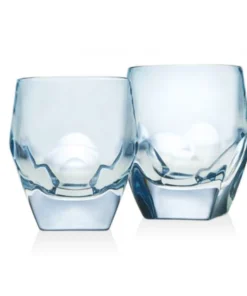 Godinger (GOD) DRINKWARE KNIGHTSBRIDGE DOF SET/2 BLUE