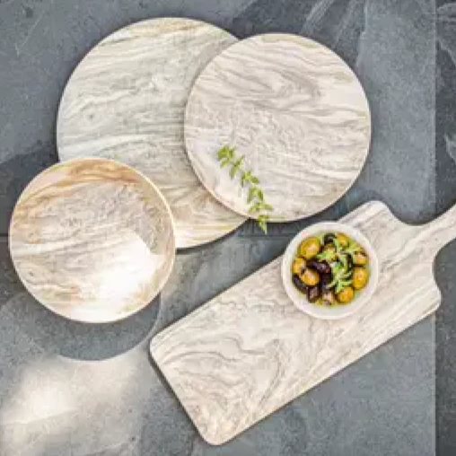 TarHong FAUX WOOD NATURAL MELAMINE COLLECTION