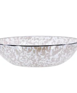 Golden Rabbit SERVING ENAMEL CATERING BOWL TAUPE
