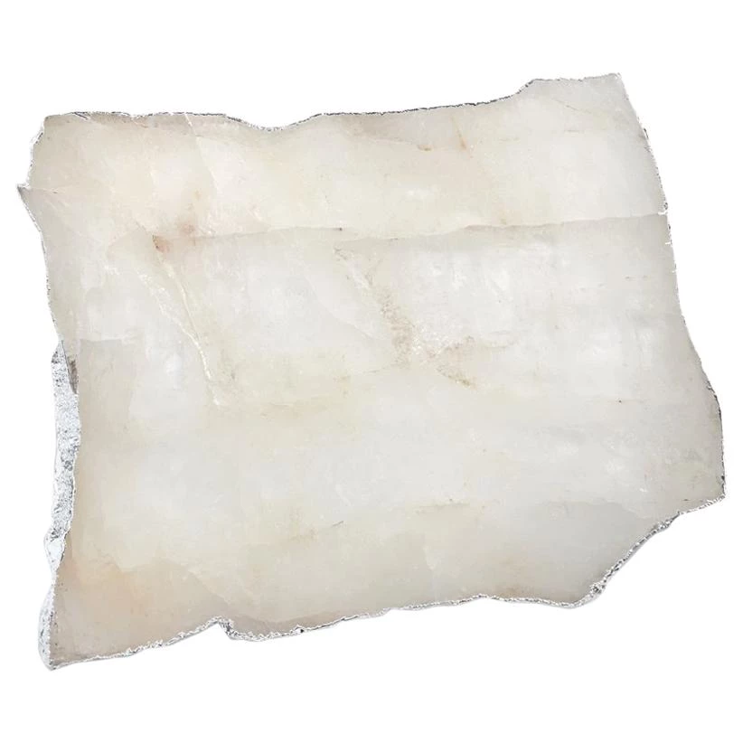 RabLabs / Anna KIVA CRYSTAL PLATTER | LARGE | SILVER SERVING