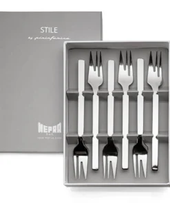 SERVING STILE CAKE FORK SET S/6 | MEPRA