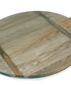 JK Adams ASH DRIFTWOOD ROUND SERVING BOARD