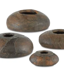 Currey & Company WODEN RAJA VESSEL SET OF 4 THE HOME