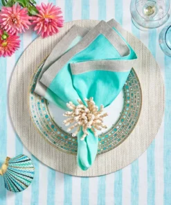 Kim Seybert SEASIDE PLACEMAT NATURAL THE TABLE