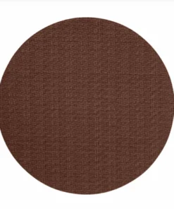 Bodrum THE TABLE WICKER PLACEMAT | ROUND | CHOCOLATE