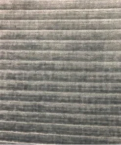 Decor Fifty-Five CHANNELS PILLOW PLATINUM 22 X22