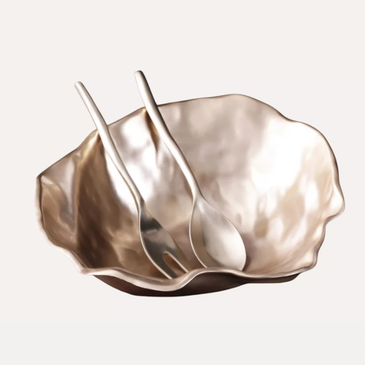 Beatriz Ball SIERRA MAIA GOLD SALAD SERVERS