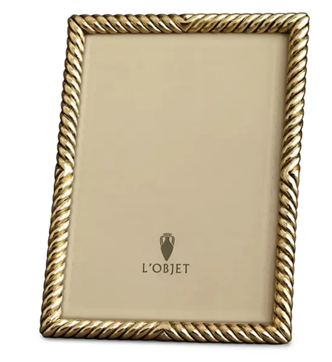 L'Objet DECO TWIST FRAME GOLD THE HOME