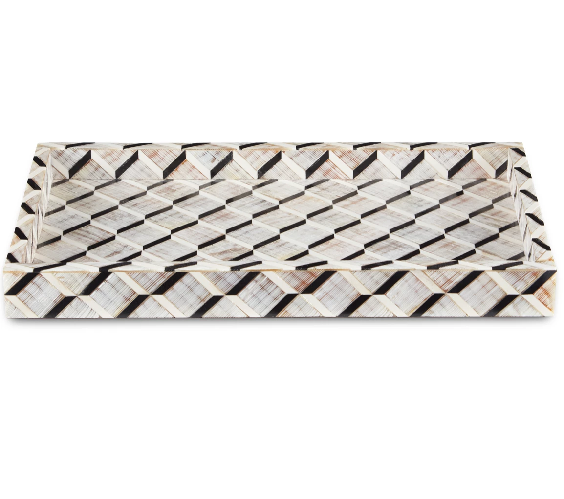 Currey & Company ERIN HORN TRAY THE HOME