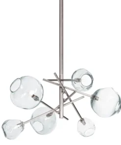 Regina Andrew Design, Inc. FURNITURE MOLTEN CHANDELIER | POLISHED NICKEL