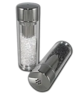 Nouvelle Collections/Artistiq CRYSTAL-FILLED SALT & PEPPER SHAKER