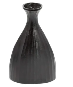 Sagebrook Home METAL BANDED VASE