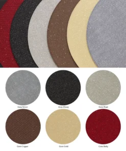 Bodrum ROUND GEM PLACEMAT SILVER