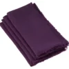 Saro Trading Company THE TABLE STONEWASHED FRINGE NAPKIN | PURPLE