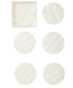 Kim Seybert MIRAGE IRIDESCENT COASTERS SET Of 6