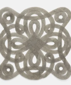 Blue Pheasant WOVEN FREDA PLACEMAT GREY SET/4