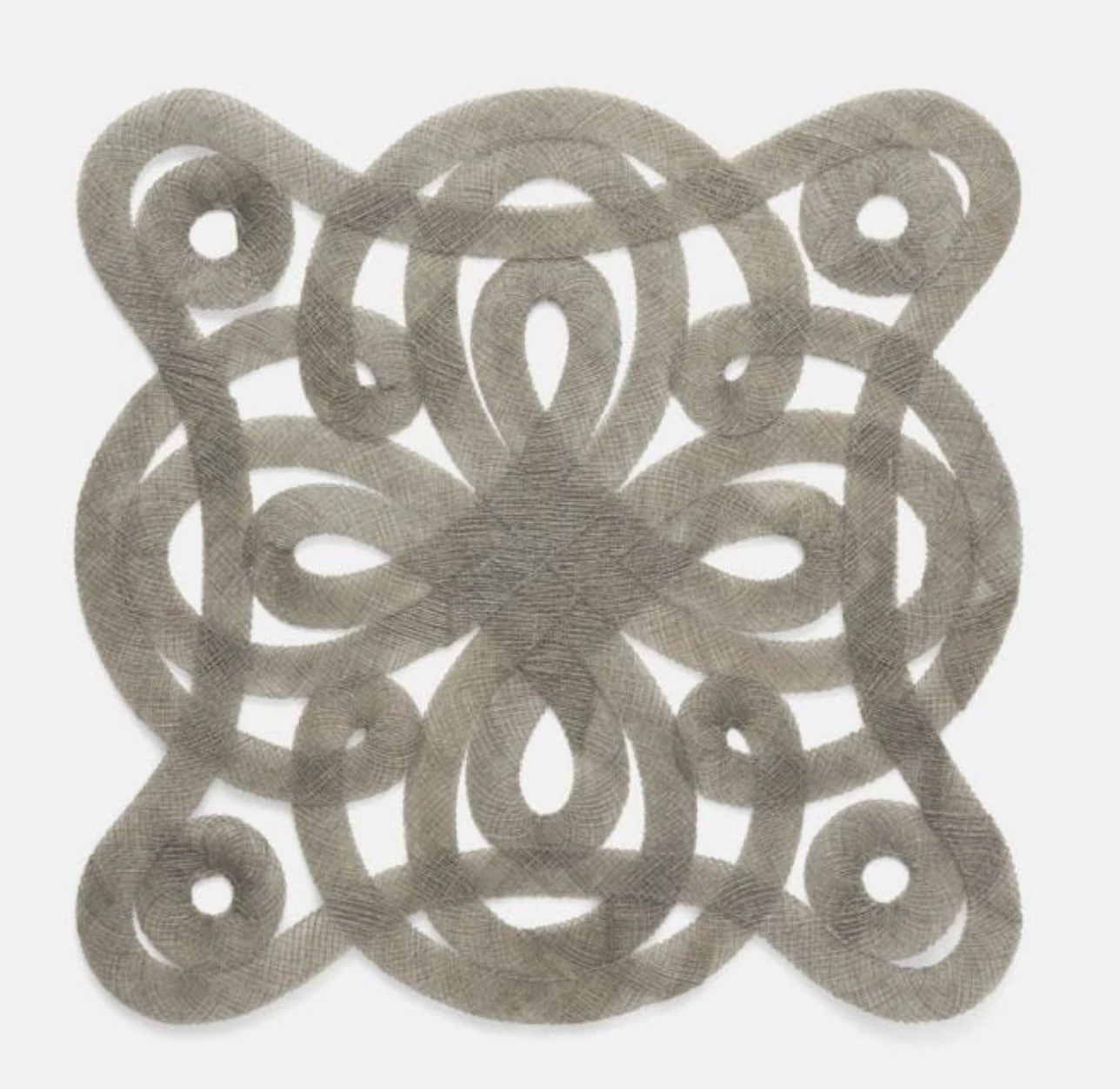 Blue Pheasant WOVEN FREDA PLACEMAT GREY SET/4