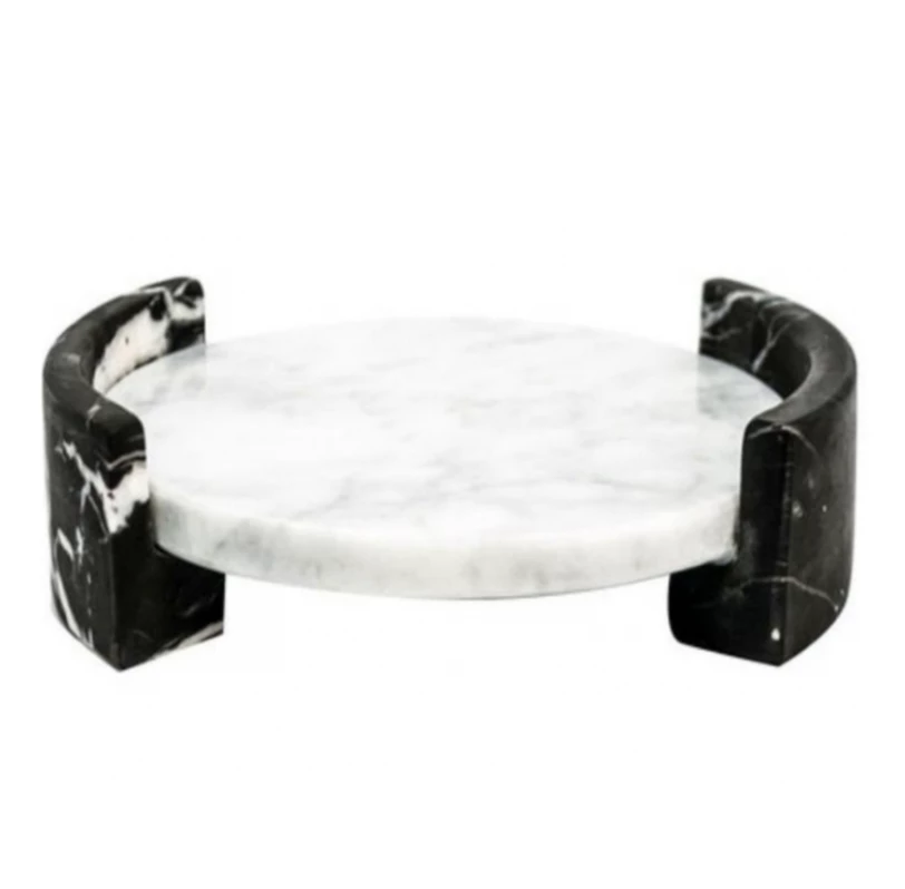 Vetta Home MARBLE RING CAKE & CHEESE BOARD SERVING