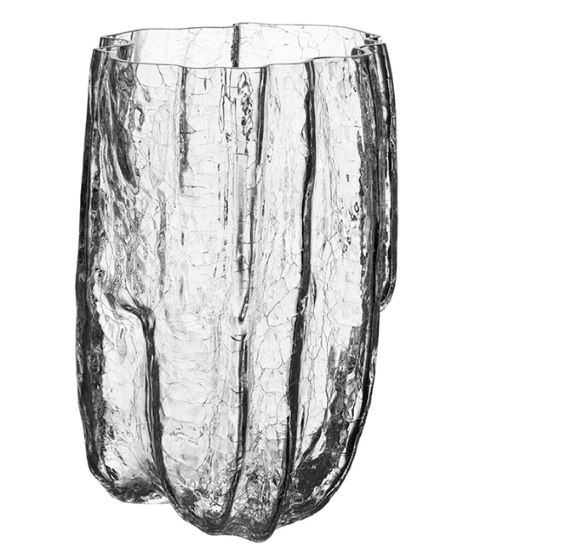 Orrefors Kosta Boda CRACKLE VASE | SMOKE THE HOME