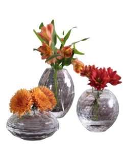 Beatriz Ball FACETED BUD VASE | CLEAR | TEARDROP THE HOME