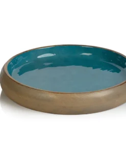 Zodax SEYCHELLES MANGO WOOD ROUND PLATTER