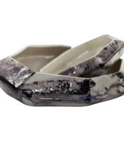 Lauren HB Studio POLYGON STONE SERVING BOWLS