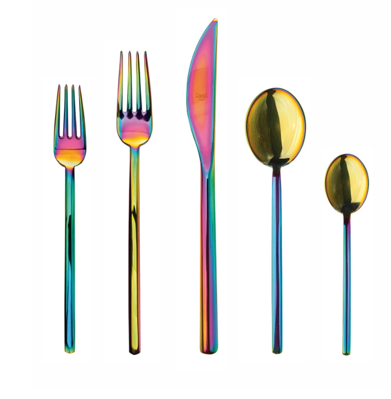 Mepra DUE RAINBOW 5 PIECE FLATWARE