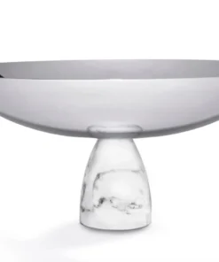 RabLabs / Anna SERVING COLUNA CARRARA MARBLE FRUIT BOWL