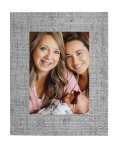 MARIPOSA FAUX GRASSCLOTH FRAME | GREY THE HOME