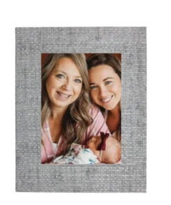 MARIPOSA FAUX GRASSCLOTH FRAME | GREY THE HOME