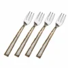 Godinger (GOD) GOLDEN FROST DESSERT FORK SET SERVING