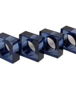 Julian Mejia CUBE ACRYLIC NAPKIN RING | BLUE
