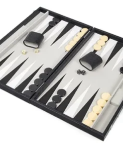 Brouk & Co GAMES & GADGETS BACKGAMMON SET |ONYX BLACK