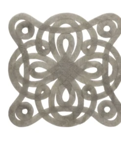 Blue Pheasant WOVEN FREDA PLACEMAT GREY SET/4