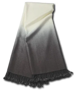 Johanna Howard THE HOME DIP DYED ALPACA THROW PEWTER