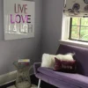 EYE CANDY WALL DECOR LIVE LOVE LAUGH CRYLIC ART | FINE LETTERS | 24 X 24