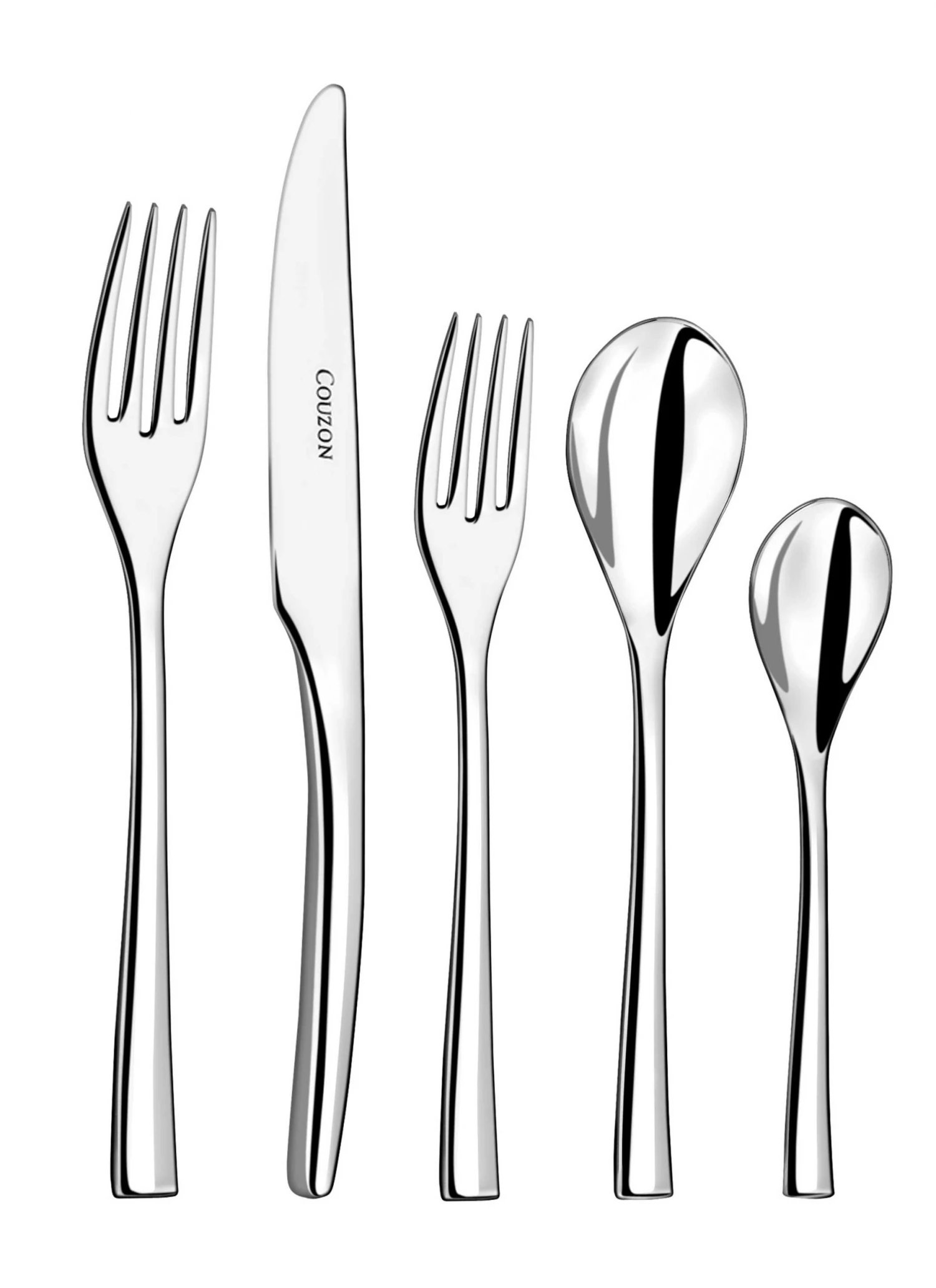 Couzon/DeVine Corp STEEL 5 PIECE FLATWARE | COUZON