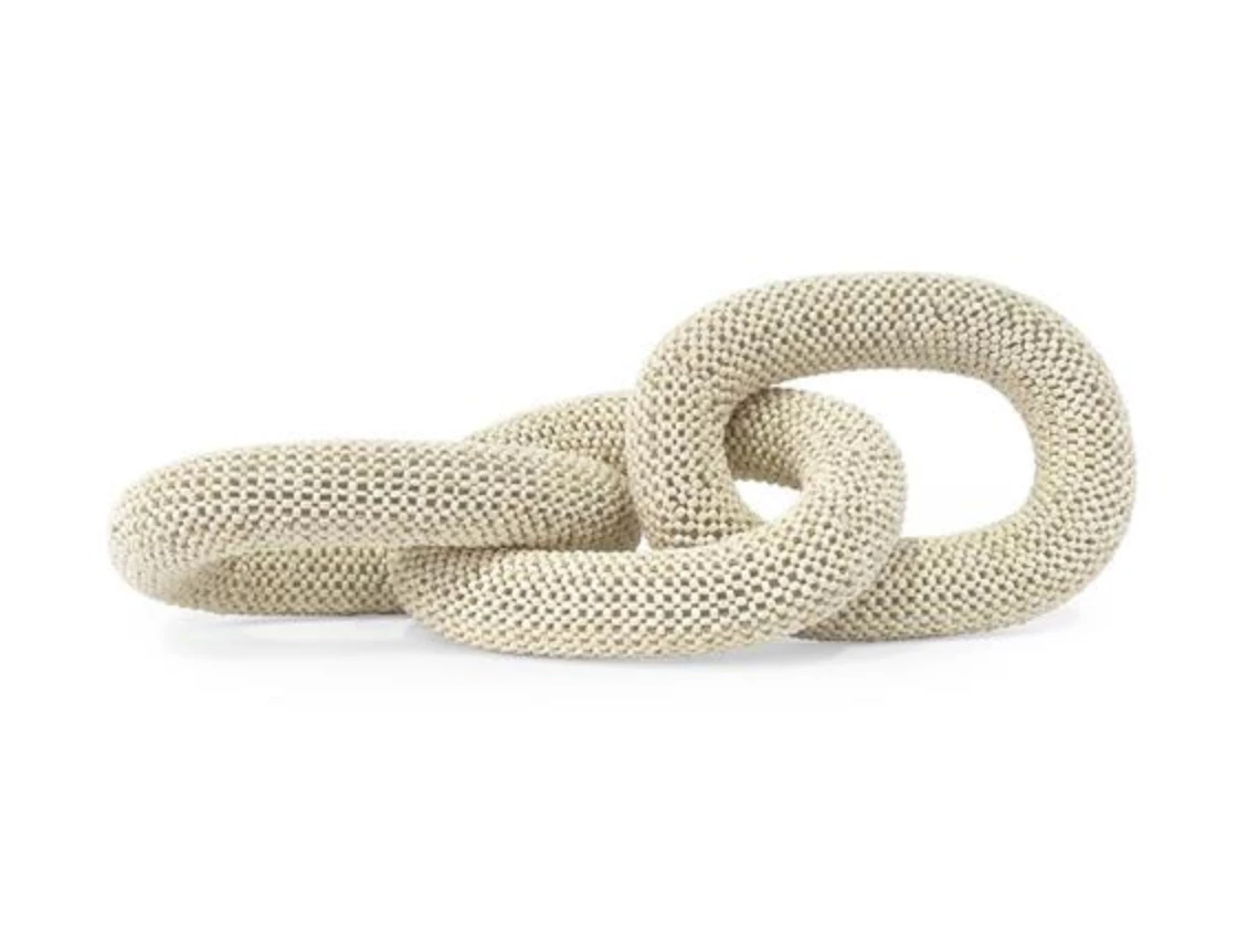 Palecek THE HOME COASTAL BEAD CHAIN LINK SCULPTURE