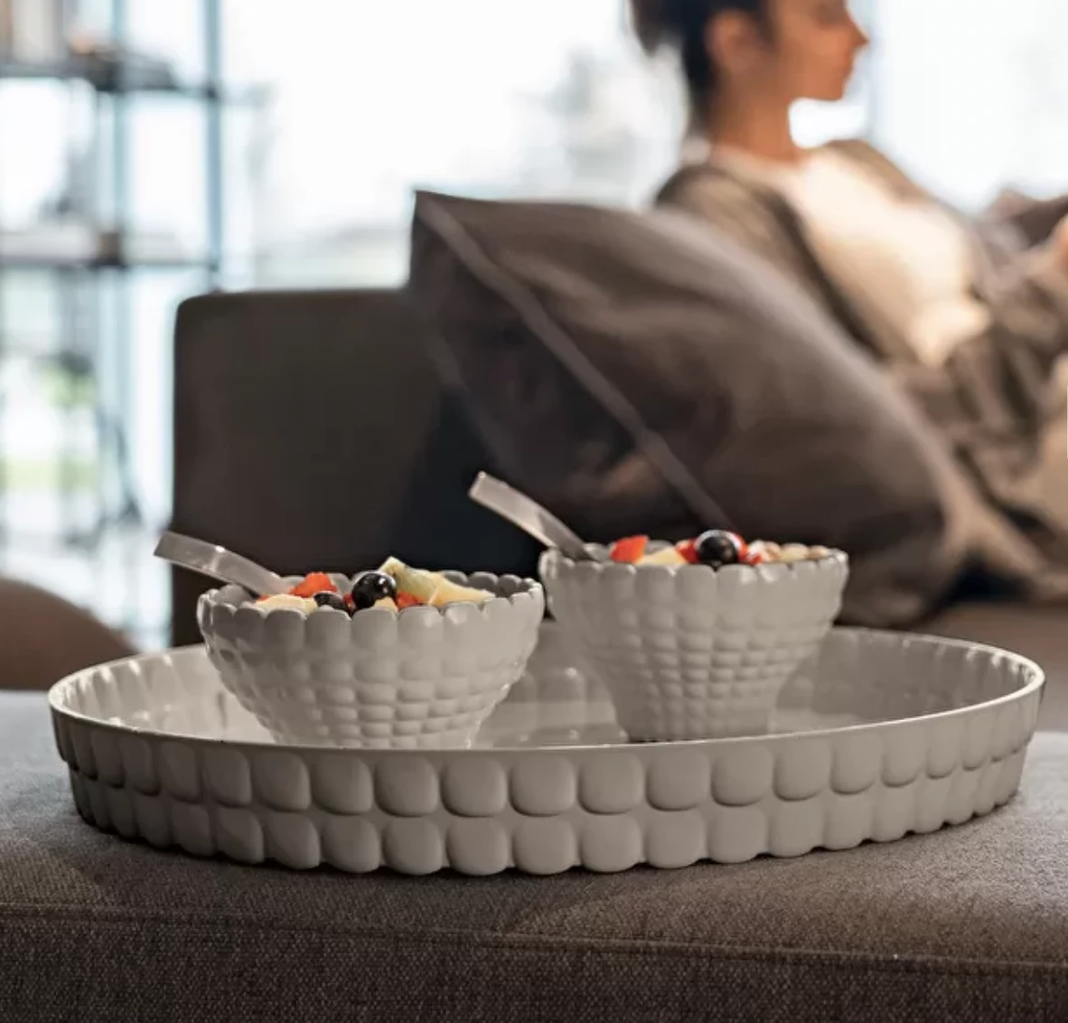 Guzzini TIFFANY SERVING CUP TAUPE